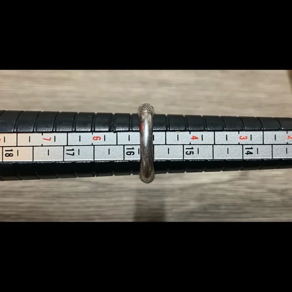 Judith Ripka Sterling Silver Asscher Cut Cubic Zirconia Ring, Size 5 - Picture 9 of 10